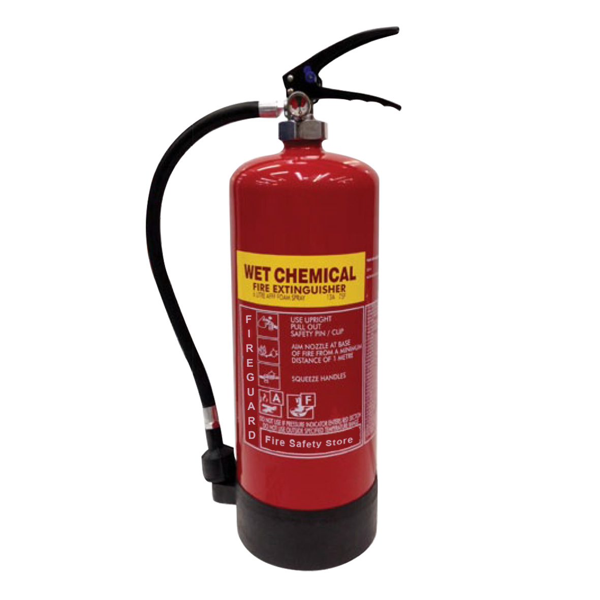 Class F fire extinguisher
