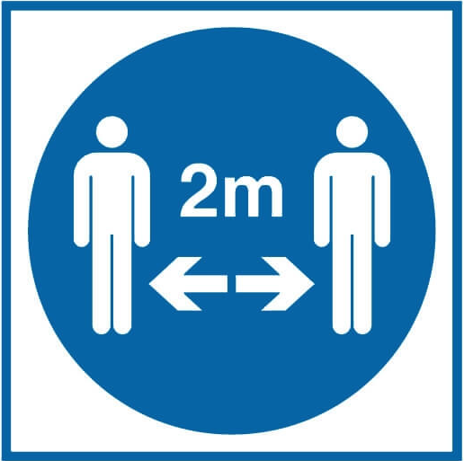 2 M apart sign