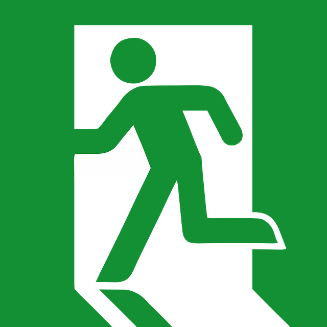 Fire Signage: Green Man